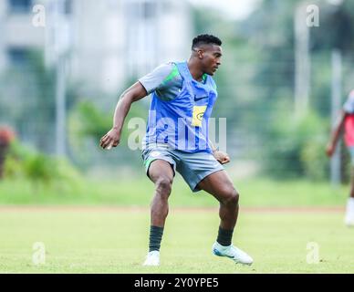 Akwa Ibom State, Nigeria, 3. September 2024, Nigeria Training Session. AFCON 2025 Qualifikation. Quelle: Victor Modo Stockfoto