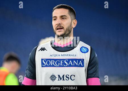 Roma, Italien. Dezember 2020. Foto Fabrizio Corradetti/LaPresse20 Dicembre 2020 Roma, Italia Sport calcio Lazio vs Neapel - Campionato di calcio Serie A TIM 2020/2021 - Stadio Olimpico. Nella Foto: Kostas Manolas (Neapel) Foto Fabrizio Corradetti/LaPresse 20. Dezember 2020 Rom, Italien Sport Fußball Lazio vs Neapel - italienische Fußball Meisterschaft Liga A TIM 2020/2021 - Olimpico Stadion im Bild: Kostas Manolas (Neapel) Credit: LaPresse/Alamy Live News Stockfoto