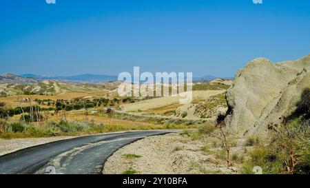 Calanchi Lucani Park, Provinz Matera, Basilicata, Italien Stockfoto