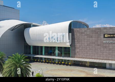 Singapur - 13. Juni 2024: Blick auf vivo City, das größte Einkaufszentrum in Singapur. Reisekonzept Stockfoto