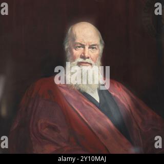 Porträt im Dining Hall des Balliol College (University of Oxford, England) von Edward Caird, Master of the College 1893–1907. Stockfoto