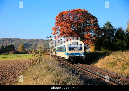 Wieslauftalbahn Schorndorf - Rudersberg Stockfoto