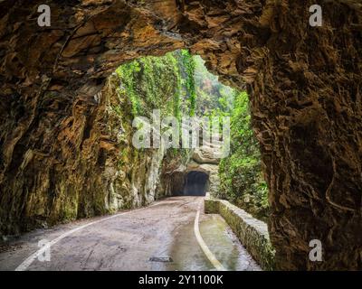 Belvedere Strada della Forra, Belvedere Strada della Forra Stockfoto