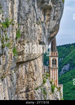 Madonna della Corona bei Spiazzi Stockfoto