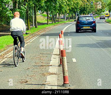 Glasgow, Schottland, Großbritannien. September 2024. UK Wetter: Sonnig in der Stadt mit Rückkehr des Sommerwetters in der Stadt. Credit Gerard Ferry/Alamy Live News Stockfoto