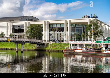 Musik- und Kongresshalle Lübeck an der Trave, Hansestadt Lübeck, Schleswig-Holstein, Deutschland Stockfoto