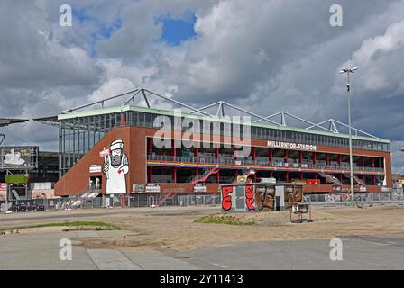 Europa, Deutschland, Hansestadt Hamburg, St. Pauli, Millerntor Stadion am Heiligengeistfeld, FC St. Pauli, gegründet 1910, Fußball, Außenansicht Stockfoto