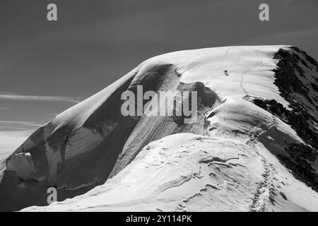 Piz Palü Hauptgipfel Stockfoto