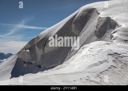 Piz Palü Hauptgipfel Stockfoto