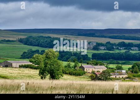 Bolton Castle in Castle Bolton, nahe Aysgarth, Wensleydale, North Yorkshire Stockfoto