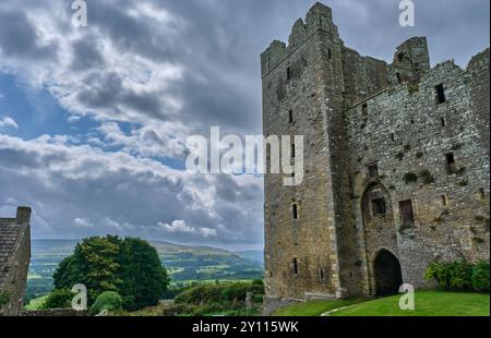 Bolton Castle in Castle Bolton, nahe Aysgarth, Wensleydale, North Yorkshire Stockfoto