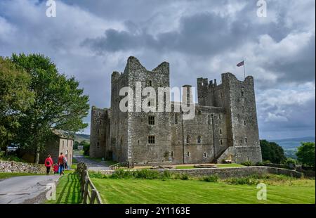 Bolton Castle in Castle Bolton, nahe Aysgarth, Wensleydale, North Yorkshire Stockfoto