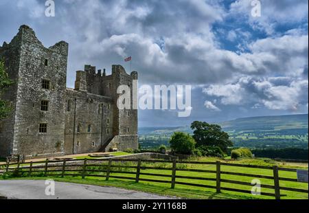 Bolton Castle in Castle Bolton, nahe Aysgarth, Wensleydale, North Yorkshire Stockfoto