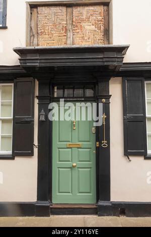 England, Kent, Sandwich, Bunte Tür Stockfoto