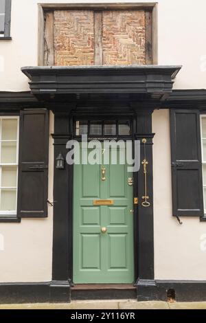 England, Kent, Sandwich, Bunte Tür Stockfoto