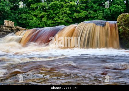 Swale Falls, River Swale, Richmond, North Yorkshire Stockfoto