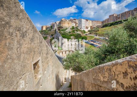 Bonifacio, Corse-du-Sud, Korsika, Frankreich Stockfoto