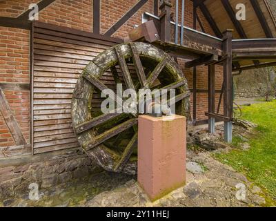 Historisches Kupferbergwerk in Düppenweiler, Gemeinde Beckingen, Landkreis Merzig-Wadern, Saarland Stockfoto