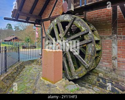 Historisches Kupferbergwerk in Düppenweiler, Gemeinde Beckingen, Landkreis Merzig-Wadern, Saarland Stockfoto