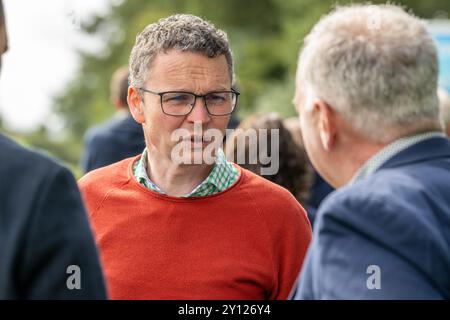 Patrick O'Donovan TD, Fine Gael Minister für Fort- und Hochschulbildung, Forschung, Innovation und Wissenschaft Irlands. Stockfoto