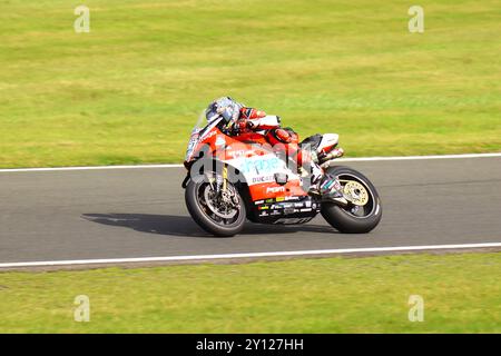 BRITISCHE SUPERBIKES IM CADWELL PARK 2024 Stockfoto