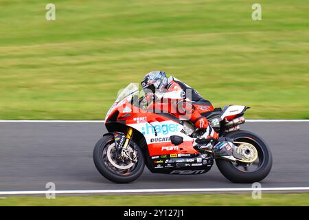 BRITISCHE SUPERBIKES IM CADWELL PARK 2024 Stockfoto