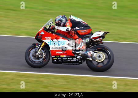 BRITISCHE SUPERBIKES IM CADWELL PARK 2024 Stockfoto