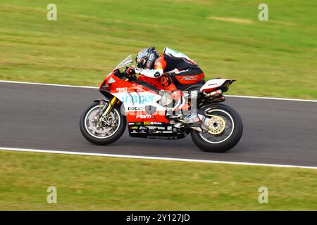 BRITISCHE SUPERBIKES IM CADWELL PARK 2024 Stockfoto