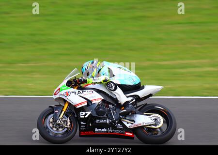 BRITISCHE SUPERBIKES IM CADWELL PARK 2024 Stockfoto