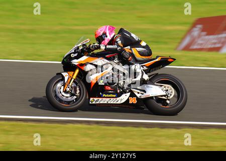 BRITISCHE SUPERBIKES IM CADWELL PARK 2024 Stockfoto