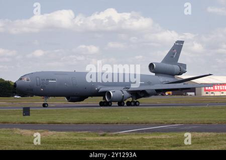 USAF KC-10A Extender beim Royal International Air Tattoo 2024. Stockfoto