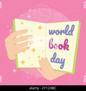Weltbuchtag Poster Vektor Stock Vektor