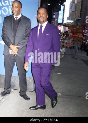 New York, USA. September 2024. Alfonso Ribeiro auf Good Morning America, um über die neue Staffel von Dancing with the Stars in New York zu sprechen. September 2024 RW/Mediapunch Credit: MediaPunch Inc/Alamy Live News Stockfoto