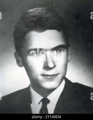 Serienmörder Ted Bundy in seinem High School Jahrbuch 1965 - digital verbessert Stockfoto