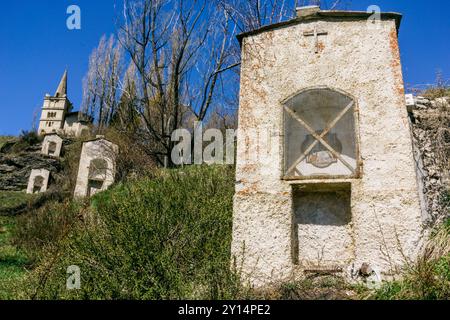 Abries, regionaler Naturpark Queyras, Provence-Alpes-Côte d'Azur, Département Hautes-Alpes, Bezirk Briancoon, Frankreich, Europa. Stockfoto