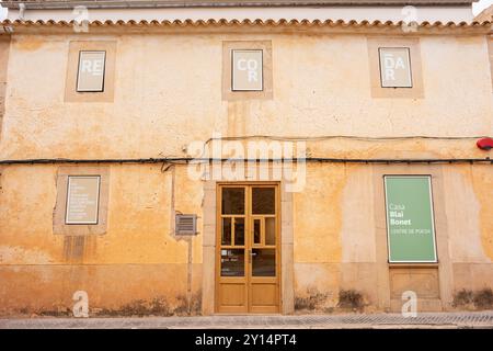 Blai Bonet House, Lyrikzentrum, Santanyí, Mallorca, Balearen, Spanien. Stockfoto