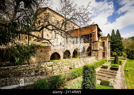 Kloster San Jerónimo de Yuste, 15. Jahrhundert, Region La Vera, Cáceres, Extremadura, Spanien, Europa. Stockfoto