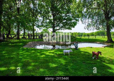 Schwedischer Zoo Park in Hoor, Scania Stockfoto