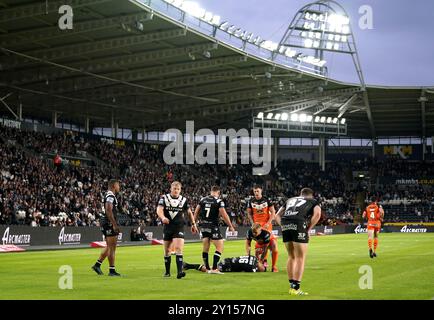 Aktenfoto vom 22.07.2022 der allgemeinen Ansicht der Aktion. Fünf Vereine kämpfen effektiv um drei verbleibende Play-off-Plätze, als die Saison der Betfred Super League ihrem Ende nähert. Ausgabedatum: Donnerstag, 5. September 2024. Stockfoto