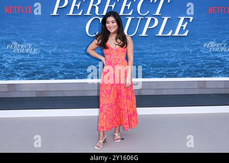 Hollywood, Usa. September 2024. HOLLYWOOD, LOS ANGELES, KALIFORNIEN, USA - 4. SEPTEMBER: Moera Ainai kommt zur Los Angeles Premiere von Netflix's „The Perfect Couple“ Staffel 1, die am 4. September 2024 im Egyptian Theatre Hollywood in Hollywood, Los Angeles, Kalifornien, USA stattfindet. (Foto: Xavier Collin/Image Press Agency) Credit: Image Press Agency/Alamy Live News Stockfoto