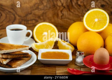 Fruchtgelee oder Fruchtmarmelade zum Frühstück Stockfoto