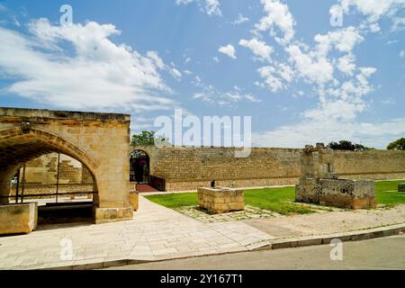 Denkmäler von Melpignano, Lecce, Apulien, Italien Stockfoto