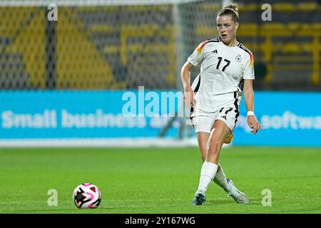 Bogota, Kolumbien. September 2024. ALARA Sehitler aus Deutschland beim Spiel der Gruppe D FIFA U-20-Frauen-Weltmeisterschaft Kolumbien 2024 zwischen Deutschland und Nigeria im Metropolitano de Techo Stadium in Bogota am 4. September 2024. Foto: Julian Medina/DiaEsportivo/Alamy Live News Credit: DiaEsportivo/Alamy Live News Stockfoto