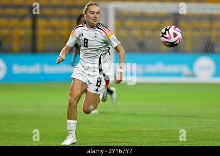 Bogota, Kolumbien. September 2024. Sofie Zdebel (Deutschland) beim Spiel der Gruppe D FIFA U-20-Frauen-Weltmeisterschaft Kolumbien 2024 zwischen Deutschland und Nigeria im Metropolitano de Techo Stadium in Bogota am 4. September 2024. Foto: Julian Medina/DiaEsportivo/Alamy Live News Credit: DiaEsportivo/Alamy Live News Stockfoto