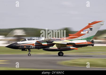 Italienische Luftwaffe Tornado bei der Royal International Air Tattoo 2024. Stockfoto