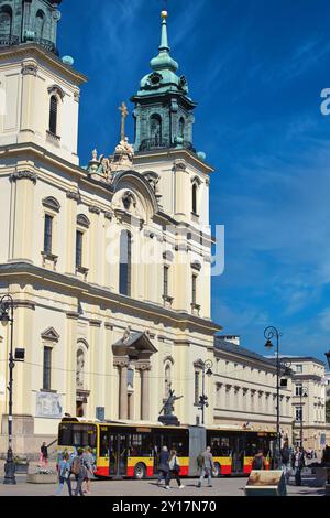 St. Anne Kirche und historische Architektur in Warschau, Polen Stockfoto