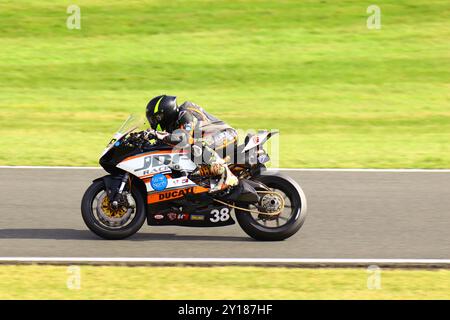 BSB Cadwell Park Supersport Stockfoto