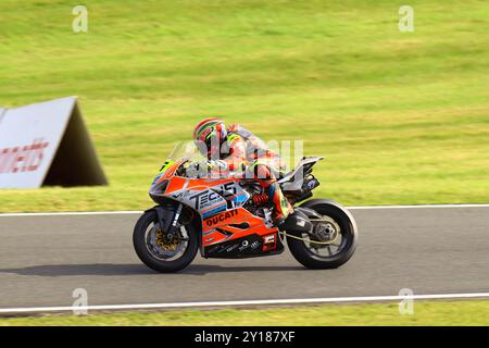 BSB Cadwell Park Supersport Stockfoto