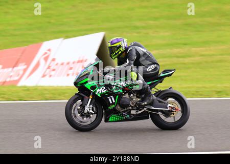 BSB Cadwell Park Supersport Stockfoto