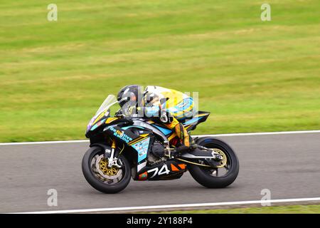 BSB Cadwell Park Supersport Stockfoto